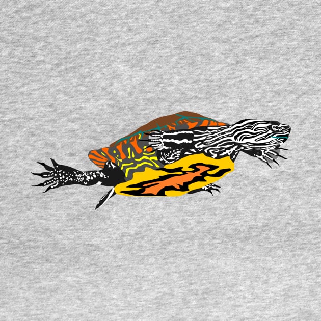 Painted Turtle by stargatedalek